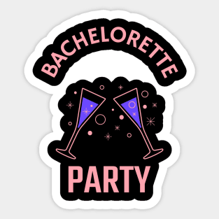 Bachelorette Party Sticker